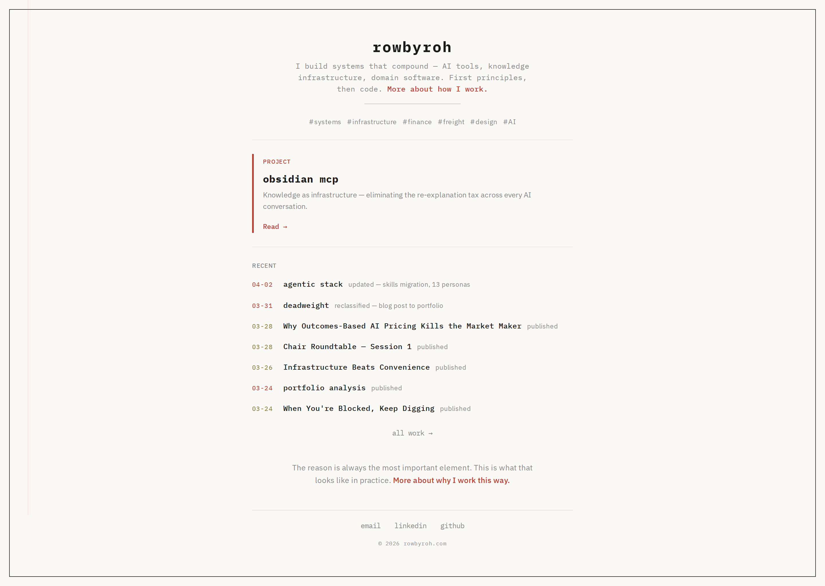 Homepage screenshot